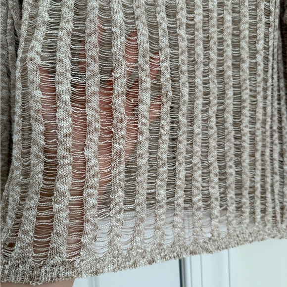 Open Knit Pullover Lightweight Sweater - Picture 6 of 8